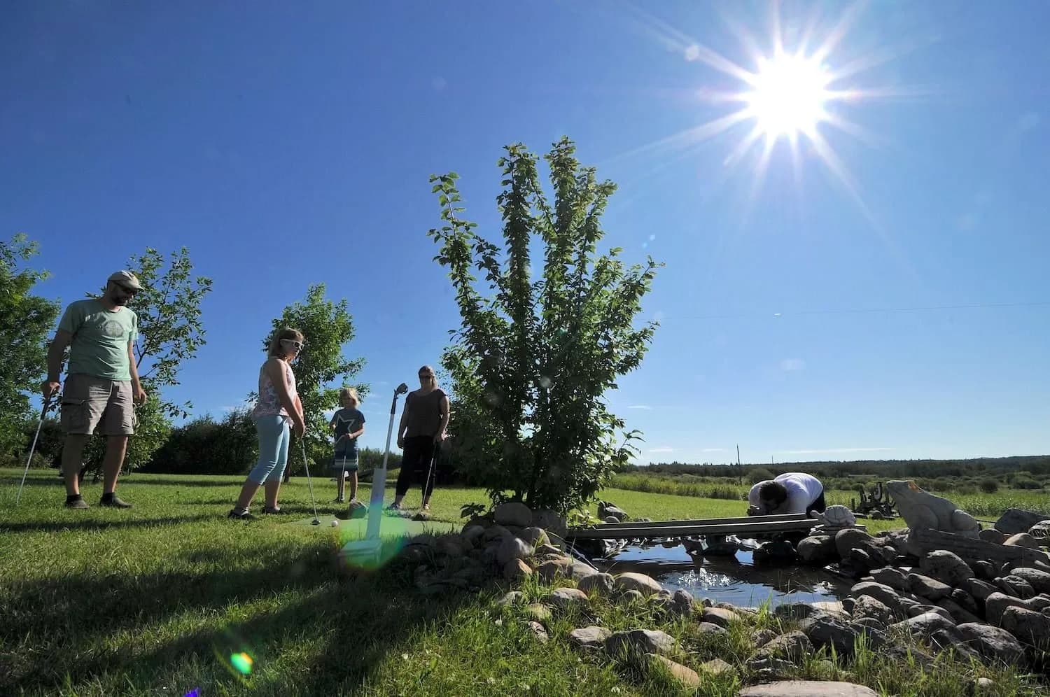 Rocky Meadows Country Getaway Farmyard Mini Golf