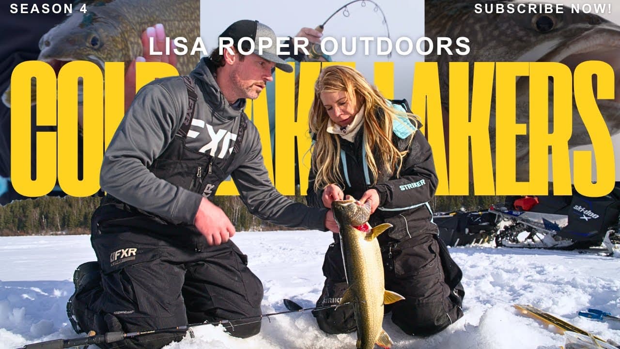 Ice Fishing Cold Lake